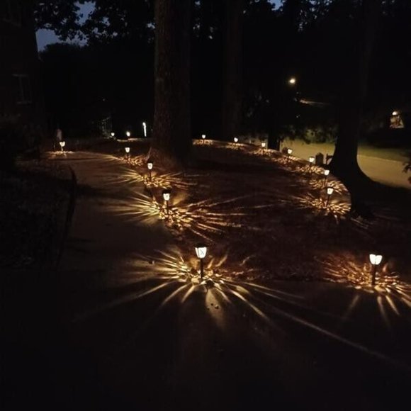 6-Pack LED Solar Lights for Sidewalk Pathway Steps Dock Outdoor - Picture 2 of 5